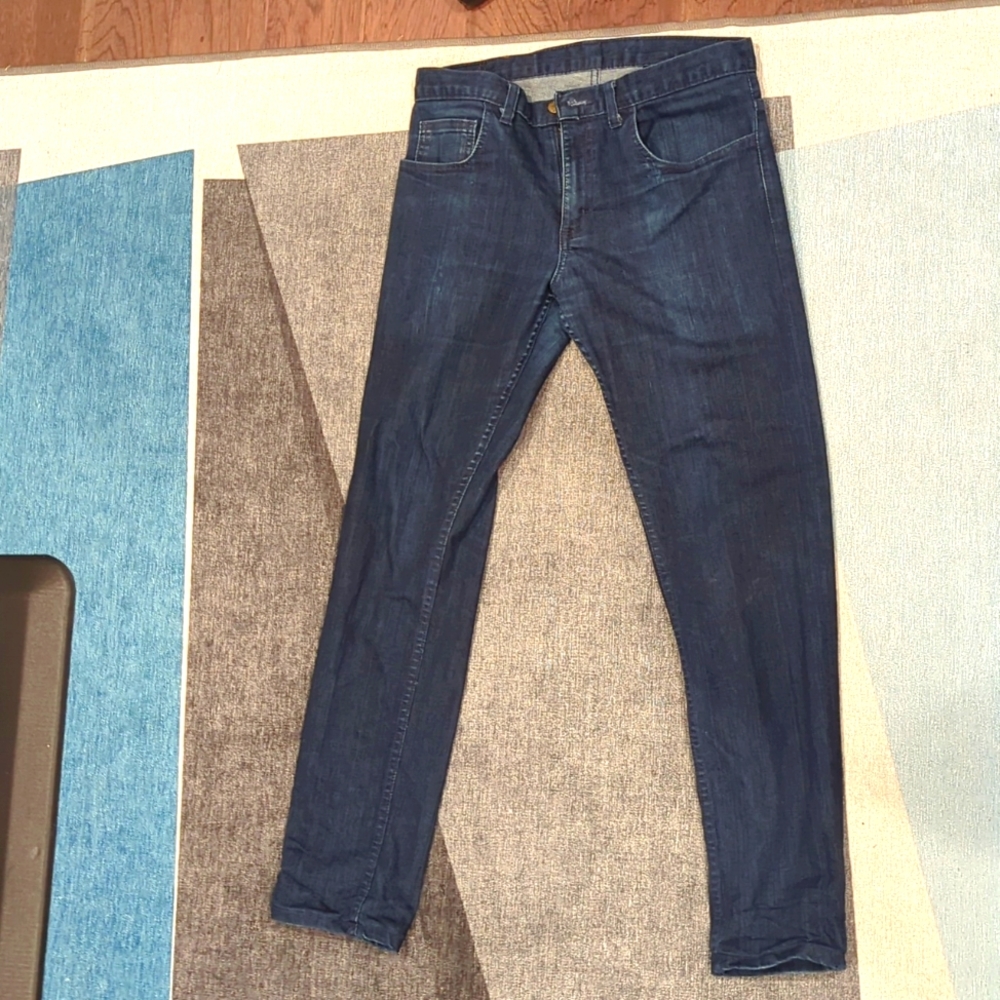 Dearborn Denim size 32 skinny stretch jeans, blue